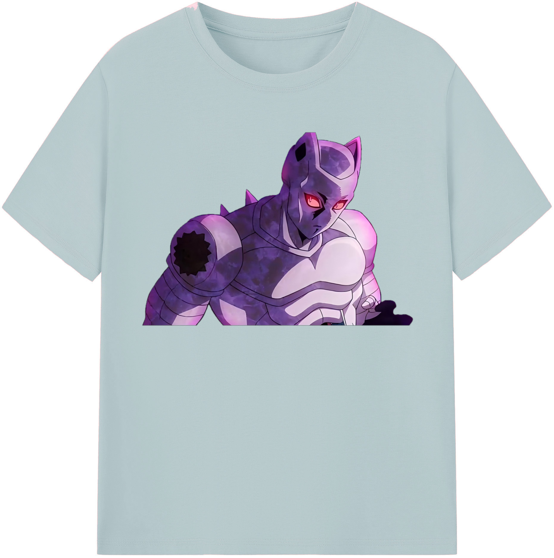（画像用） ジョジョの奇妙な冒険 きら よしかげ JoJo's Bizarre Adventure Kira Yoshikage 綿100％半袖Tシャツ（フロントプリント）